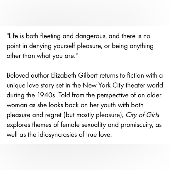 Book: City of Girls x Elizabeth Gilbert - Picture 3 of 7